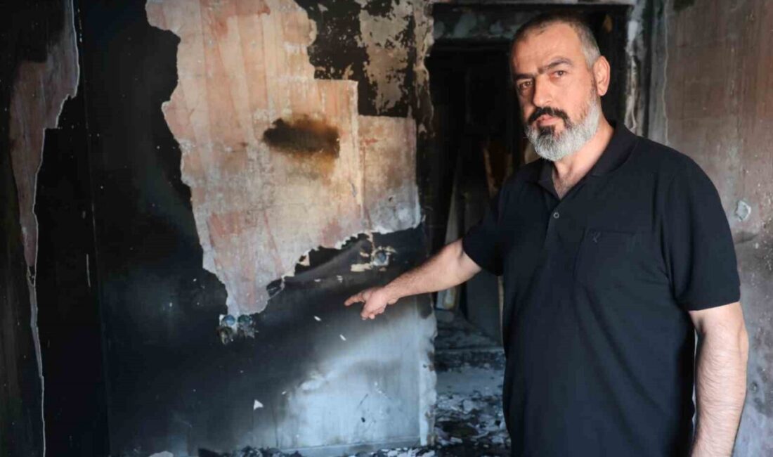 Hatay’da bir apartman dairesinde 6 ay önce meydana gelen yangın