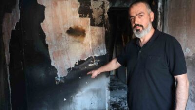 Hatay’da bir apartman dairesinde 6 ay önce meydana gelen yangın