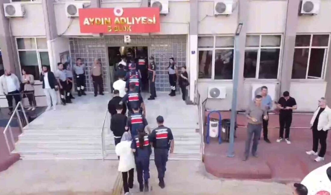 Aydın merkezli 4 ilde düzenlenen yasa dışı bahis operasyonunda adliyeye