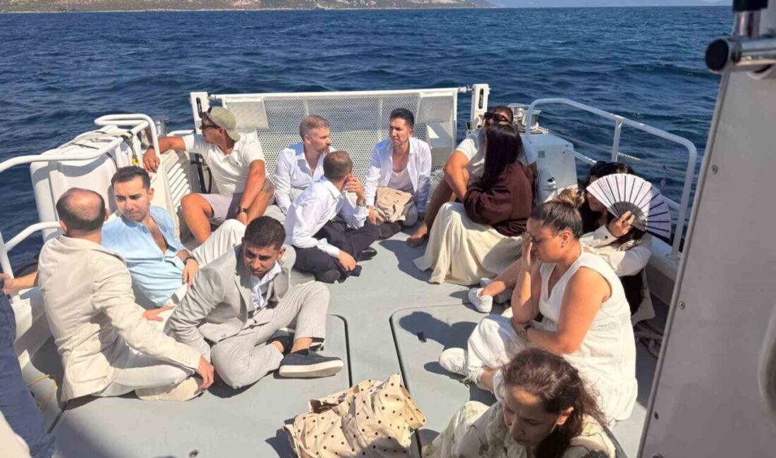 Muğla’nın Milas ilçesi açıklarında seyreden bir yelkenli teknede Sahil Güvenlik