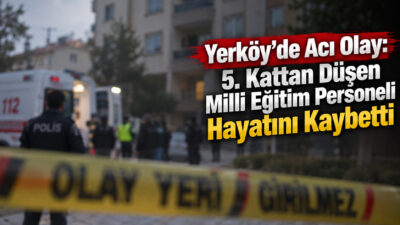 Yozgat’ın Yerköy ilçesinde 5 katlı binanın balkonundan düşen İlçe Milli