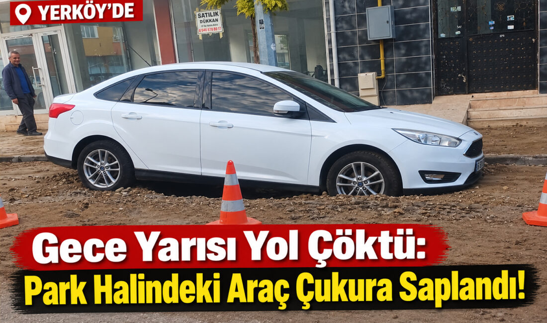 Yozgat’ın Yerköy ilçesinde gece saatlerinde ana su borusunda meydana gelen