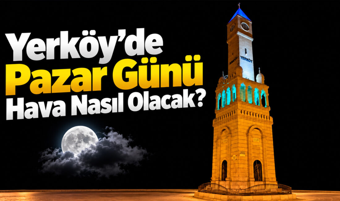 Meteoroloji Genel Müdürlüğü’nün son hava tahmin verilerine göre, Yerköy’de 20