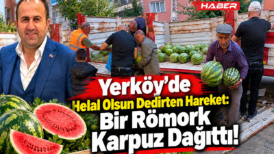 Yozgat’ın Yerköy ilçesinde kurulan ilçe pazarında vatandaşların yüzünü güldüren, dayanışma