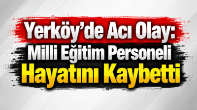 Yozgat’ın Yerköy ilçesinde 5 katlı binanın balkonundan düşen İlçe Milli