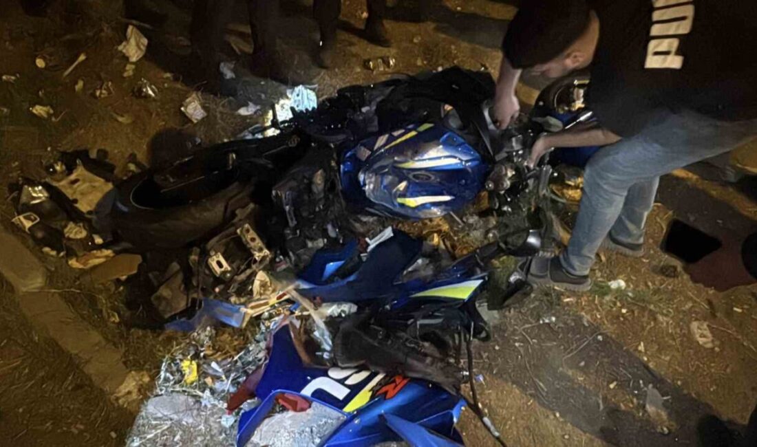 Bursa’nın Yıldırım ilçesinde bir motosiklet sürücüsü, geç saatlerde Yiğitler Mahallesi