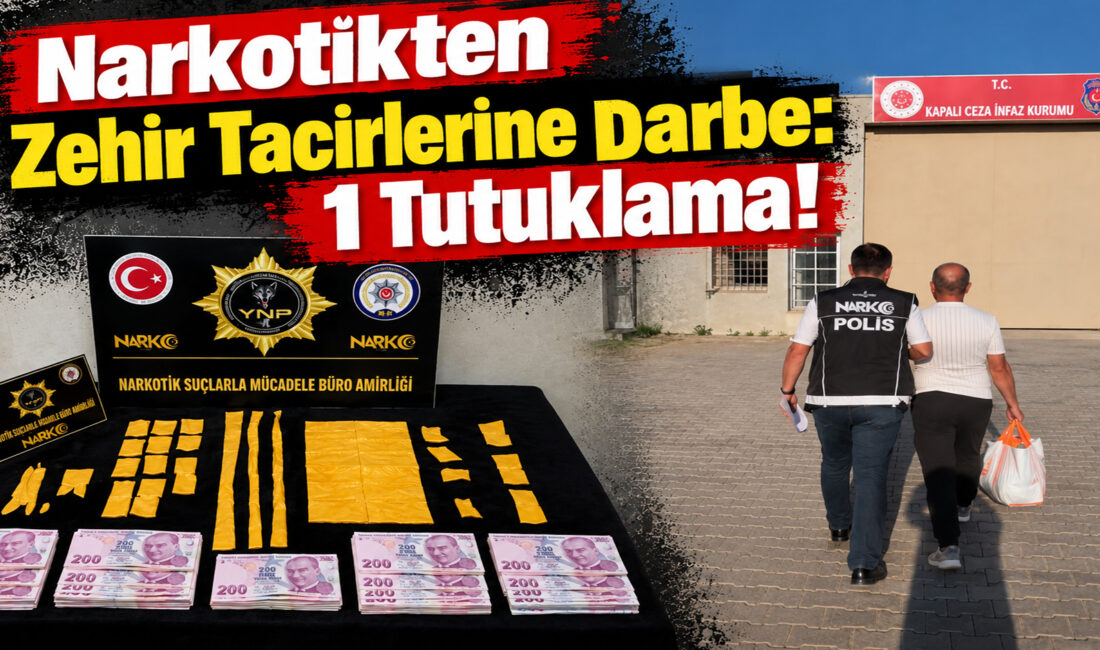İl Emniyet Müdürlüğü Narkotik Suçlarla Mücadele Şube Müdürlüğü ekipleri, uyuşturucu