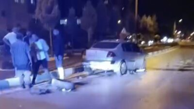Yerköy ilçesinde meydana gelen trafik kazasında, bir kamyonet ile bir