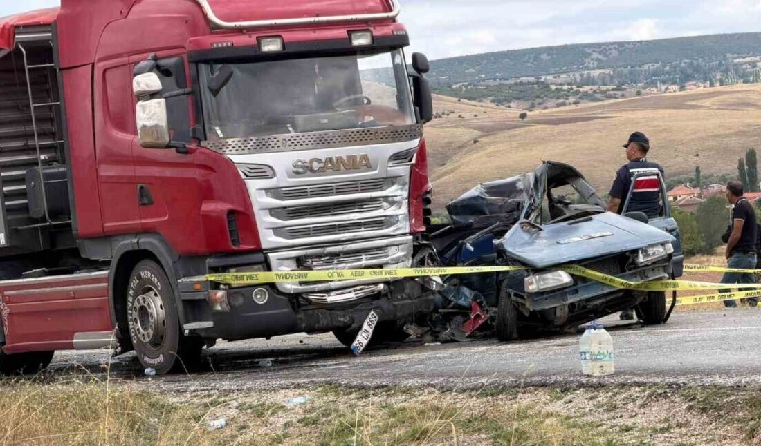 Yozgat’ın Kadışehri ilçesinde meydana gelen trafik kazasında bir kişi hayatını