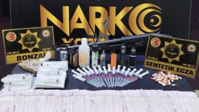 Yozgat’ta gerçekleştirilen bir operasyonda 2 kişi uyuşturucu ticareti suçlamasıyla gözaltına