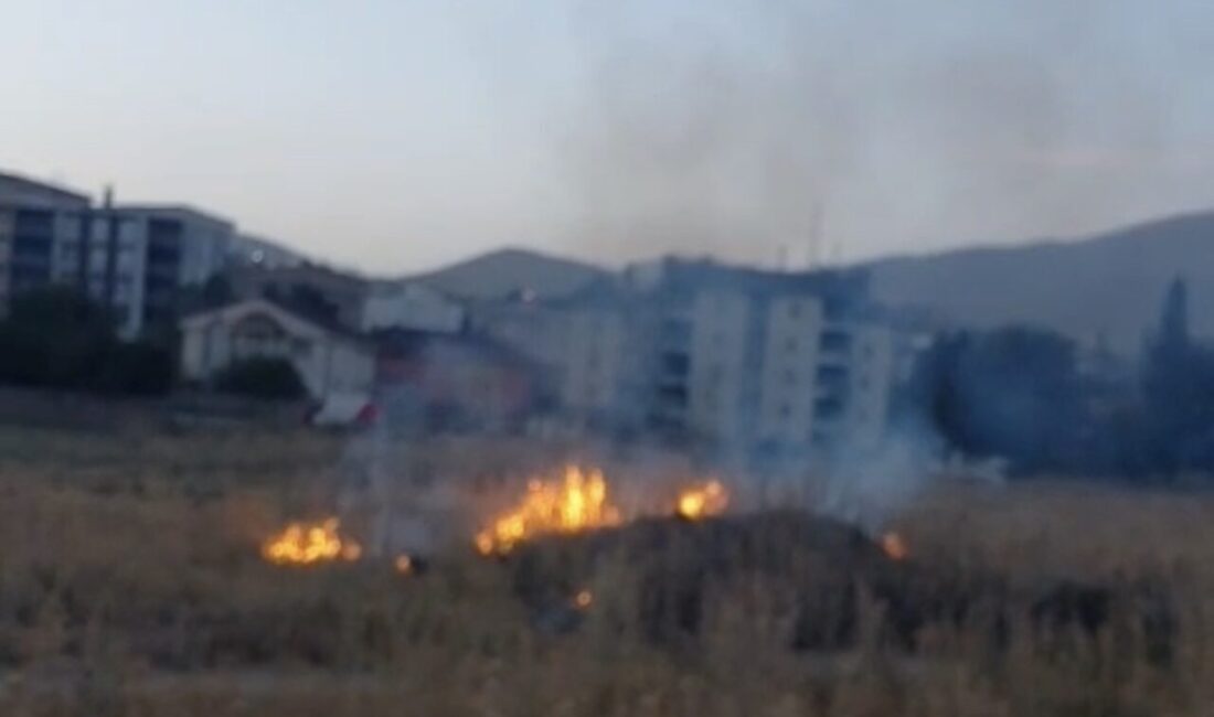 Hakkari’nin Yüksekova ilçesinde çıkan anız yangını, itfaiye ekiplerinin zamanında müdahalesiyle