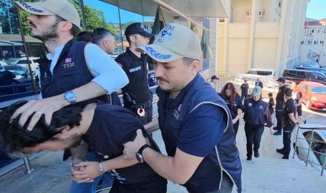 Zonguldak ilinde gerçekleştirilen polis operasyonunda terör örgütlerine yönelik tutuklanan 4