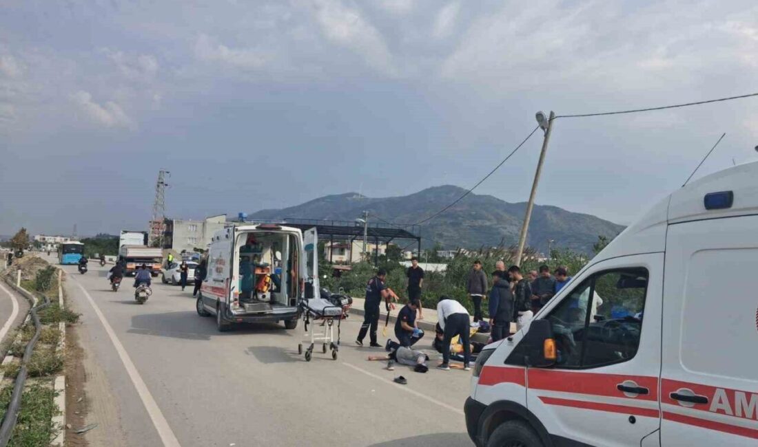 Hatay’ın Samandağ ilçesinde 16 yaşındaki çocuğun kullandığı motosiklet, sola manevra