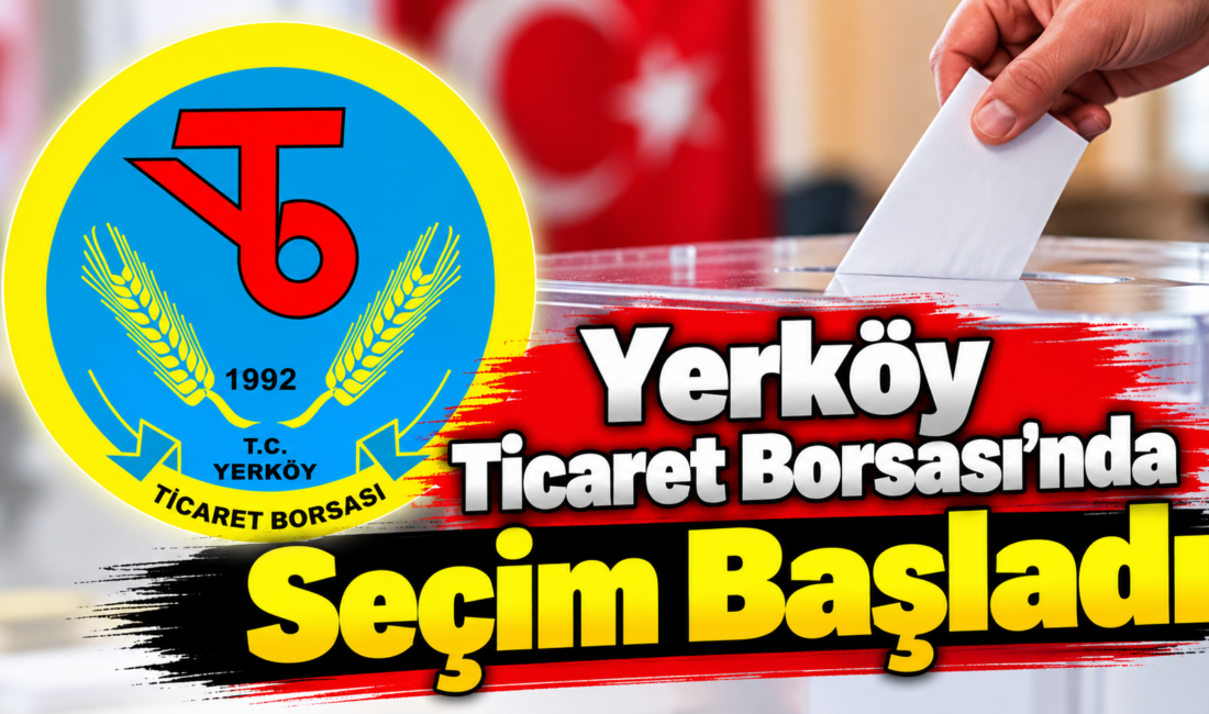 Yozgat’ın Yerköy ilçesinde Ticaret Borsası Meclis Kurulu Seçimi için oy
