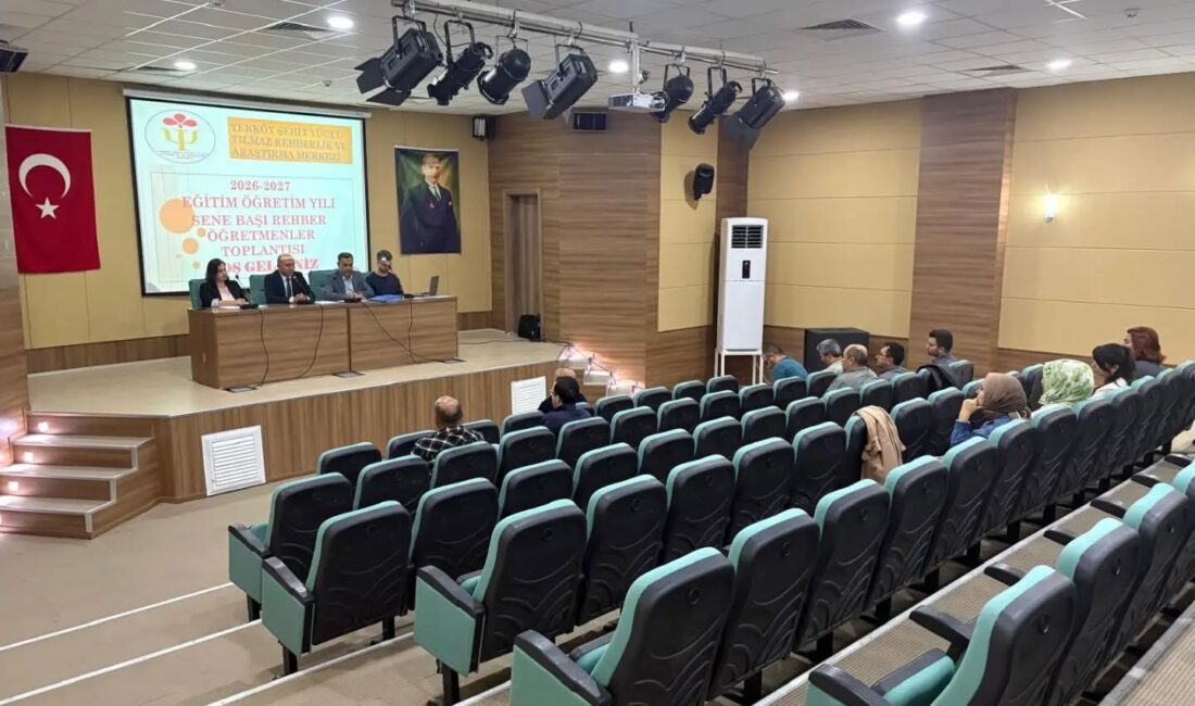 2026-2027 eğitim-öğretim yılı faaliyetleri kapsamında Sene Başı Rehber Öğretmenler Toplantısı