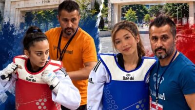 Spor alanındaki disiplinli ve gayretli çalışmalarını sürdüren başarılı genç sporcular