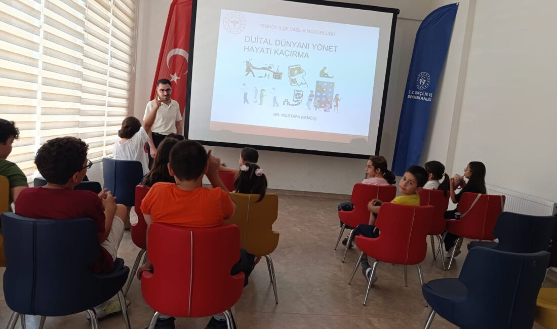 Yerköy İlçe Sağlık Müdürlüğü ekipleri, ilkokul öğrencilerine yönelik ağız ve