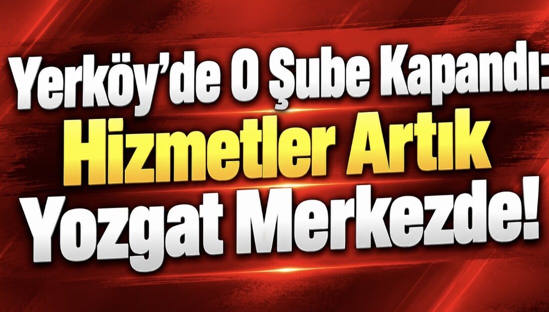Yozgat’ın Yerköy ilçesinde uzun süredir faaliyet gösteren Aras Kargo şubesi