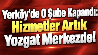 Yozgat’ın Yerköy ilçesinde uzun süredir faaliyet gösteren Aras Kargo şubesi