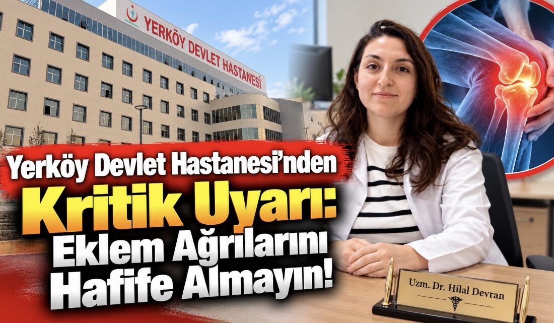 Yozgat’ın Yerköy ilçesinde, 12 Ekim Dünya Artrit Günü dolayısıyla eklem