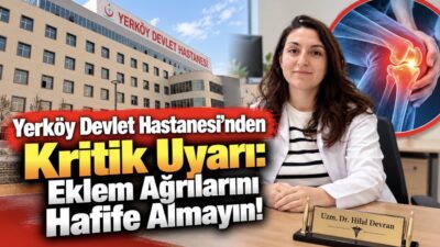 Yozgat’ın Yerköy ilçesinde, 12 Ekim Dünya Artrit Günü dolayısıyla eklem