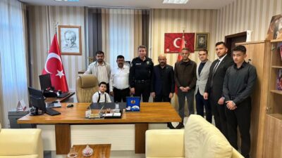 Ülkü Ocakları Yerköy İlçe Başkanlığı heyeti, Yerköy İlçe Emniyet Müdürü