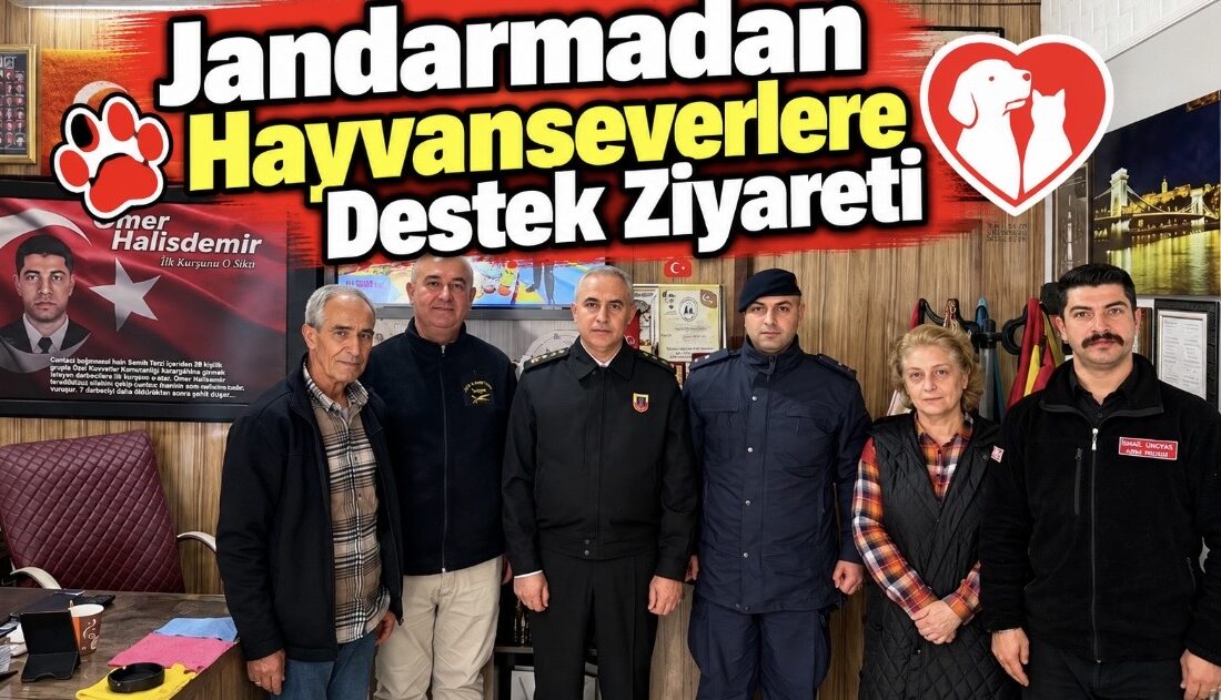 Yozgat İl Jandarma Komutanlığı yetkilileri, kentte sokak hayvanları ve doğayı