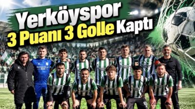 Yozgat 1. Amatör Küme mücadelesinde Yerköyspor, deplasmanda konuk olduğu Çayıralan