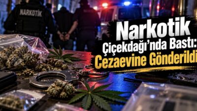 Kırşehir İl Emniyet Müdürlüğü ekiplerince Çiçekdağı ilçesinde uyuşturucu madde ticareti