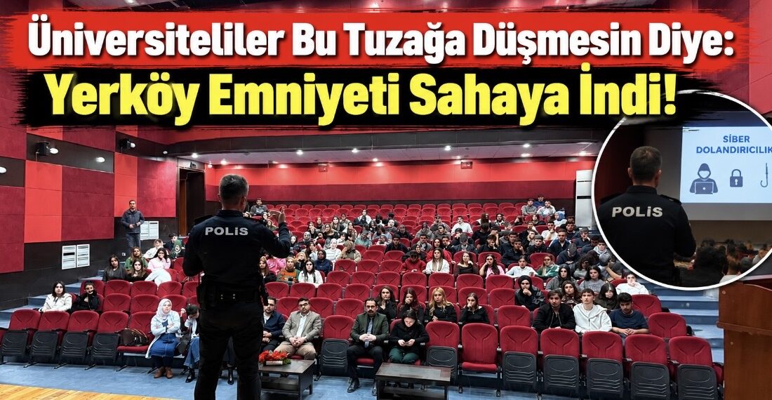 Yerköy İlçe Emniyet Müdürlüğü ekipleri, “Güvenli Gelecek” projesi çerçevesinde Yerköy