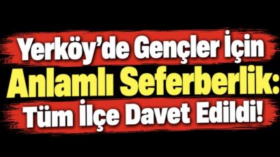 AK Parti Yerköy İlçe Kadın Kolları Başkanlığı, gençleri zararlı alışkanlıklardan