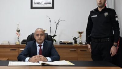 Kırşehir’in Çiçekdağı ilçesine atanan yeni İlçe Emniyet Amiri Fatih Şimşek,
