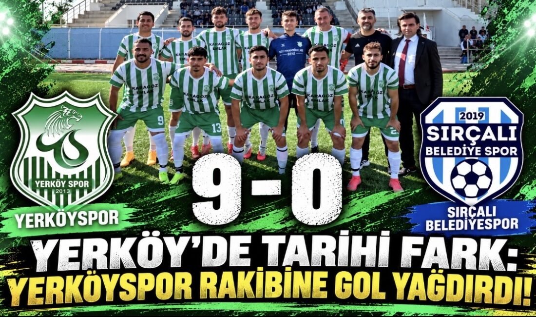 Yozgat amatör liginde mücadele eden Yerköyspor, sahasında ağırladığı Sırçalı Belediyespor’u