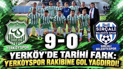 Yozgat amatör liginde mücadele eden Yerköyspor, sahasında ağırladığı Sırçalı Belediyespor’u