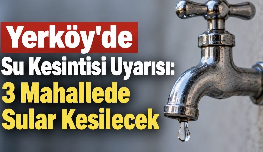 Yerköy Belediyesi, ilçede yürütülecek çalışmalar kapsamında 3 mahallede planlı su