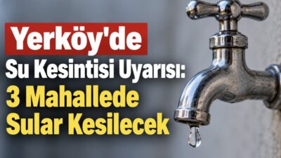 Yerköy Belediyesi, ilçede yürütülecek çalışmalar kapsamında 3 mahallede planlı su
