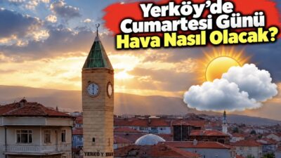 Meteoroloji Genel Müdürlüğü’nün son hava tahmin raporuna göre, Yozgat’ın Yerköy
