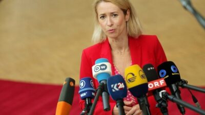 AB Dış Politika Sorumlusu Kaja Kallas, Brüksel’de düzenlenen AB Liderler