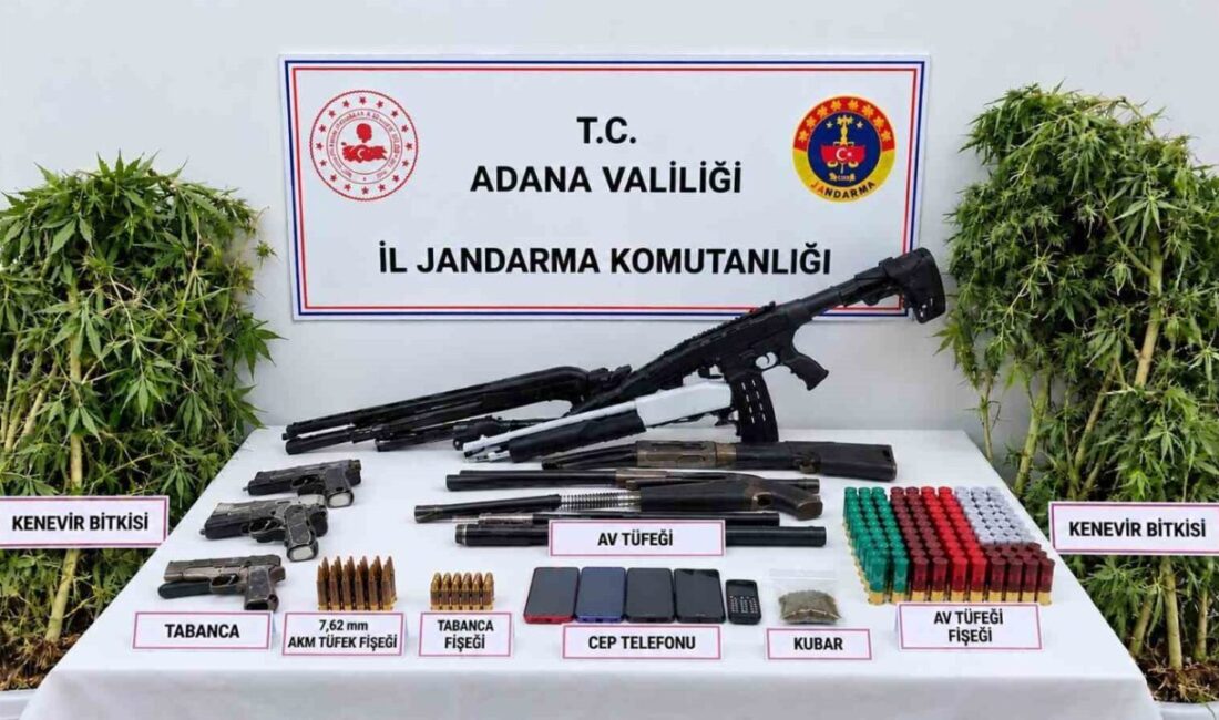Adana’da gerçekleştirilen üç ayrı adrese düzenlenen operasyonda, 18 yıl kesinleşmiş