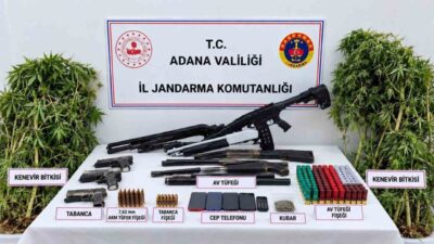 Adana’da gerçekleştirilen üç ayrı adrese düzenlenen operasyonda, 18 yıl kesinleşmiş