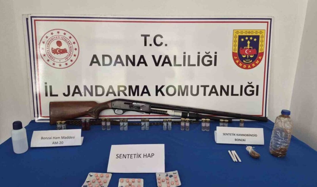 Adana’da uyuşturucu ticaretini ve kullanımını engellemeye yönelik düzenlenen bir operasyonda
