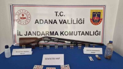 Adana’da uyuşturucu ticaretini ve kullanımını engellemeye yönelik düzenlenen bir operasyonda