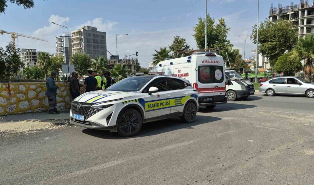 Adıyaman’da meydana gelen bir kazada sürücüsü kontrolünü yitirdiği motosikletin devrilmesi