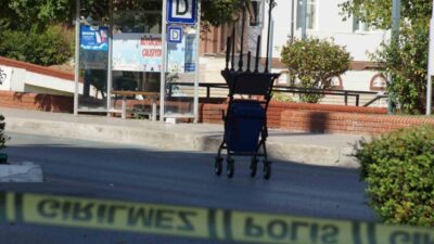 Aydın’ın Efeler ilçesinde bulunan adliye binasının önündeki bir durakta şüpheli