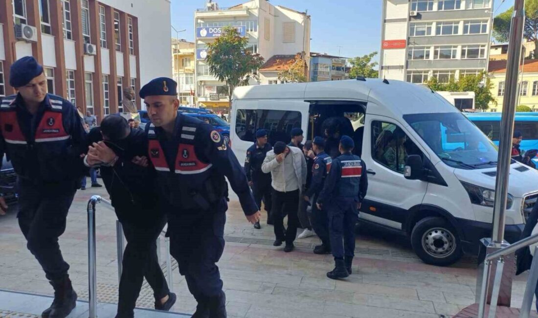 Aydın’ın Köşk ve Efeler ilçelerinde uyuşturucuyla mücadele kapsamında gerçekleştirilen eş