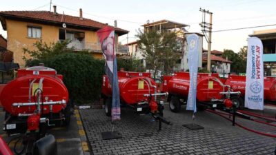 Manisa Büyükşehir Belediye Başkanı Besim Dutlulu, Kula ziyareti sırasında orman