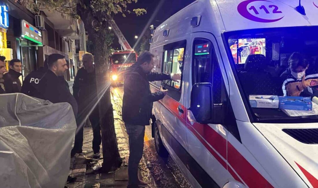 Eskişehir’de bir apartmanda yaşanan olayda, alkollü olduğu için ocağa koyduğu