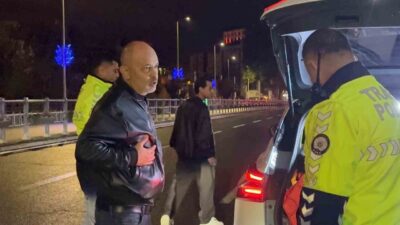 Kayseri’de polis ekipleri tarafından yapılan denetimde 2.14 promil alkollü olduğu