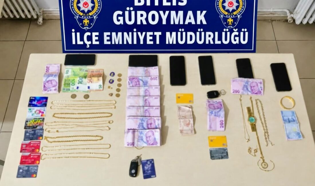 Bitlis ve Van İl Emniyet Müdürlükleri’nin işbirliğiyle gerçekleşen operasyon sonucunda,