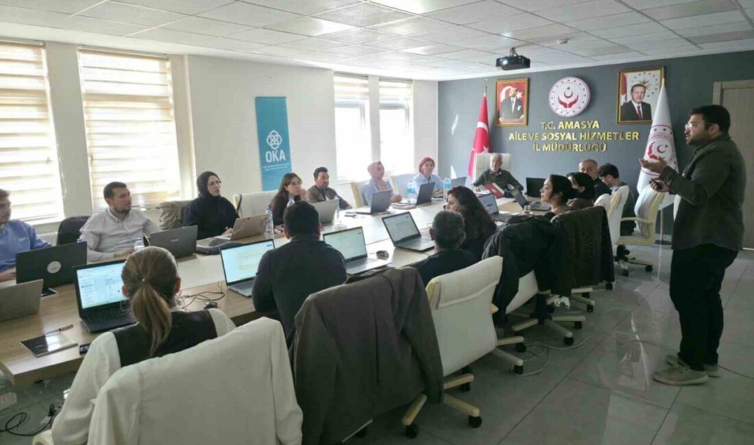 Amasya’da, “Sosyal Hizmetlerde Yapay Zekâ Destekli Mesleki Beceriler Projesi” adlı
